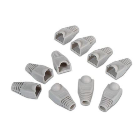 Aisens Funda Protectora RJ45 A140-0306, Gris, 10 Unidades
